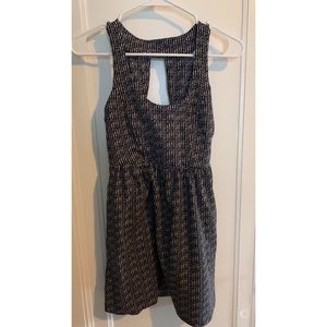 Black and white houndstooth dress